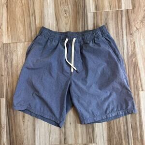 Fair Harbor Shorts The One Men’s size Large Blue Lined Drawstring Athletic
